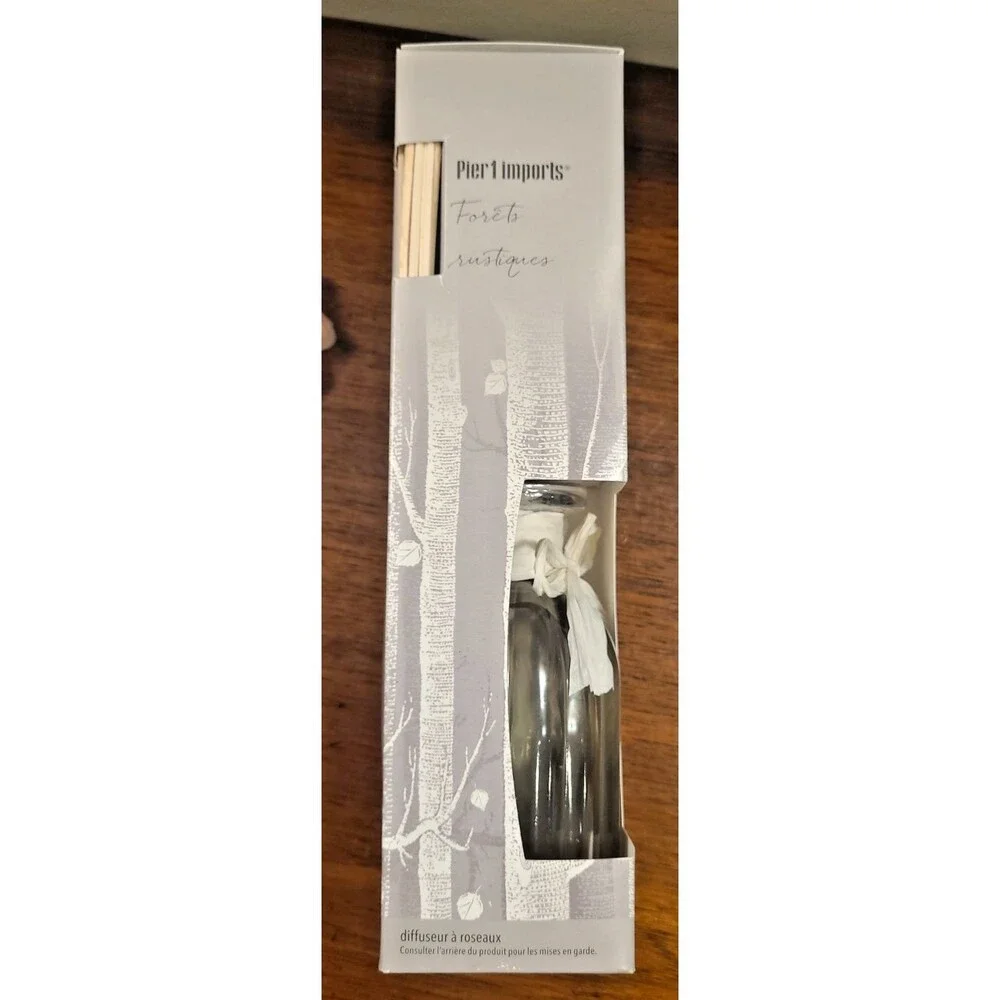 SHELFWARE Pier 1 Imports Rustic Woodlands Reed Diffuser Fragrance 10 fl oz NIB